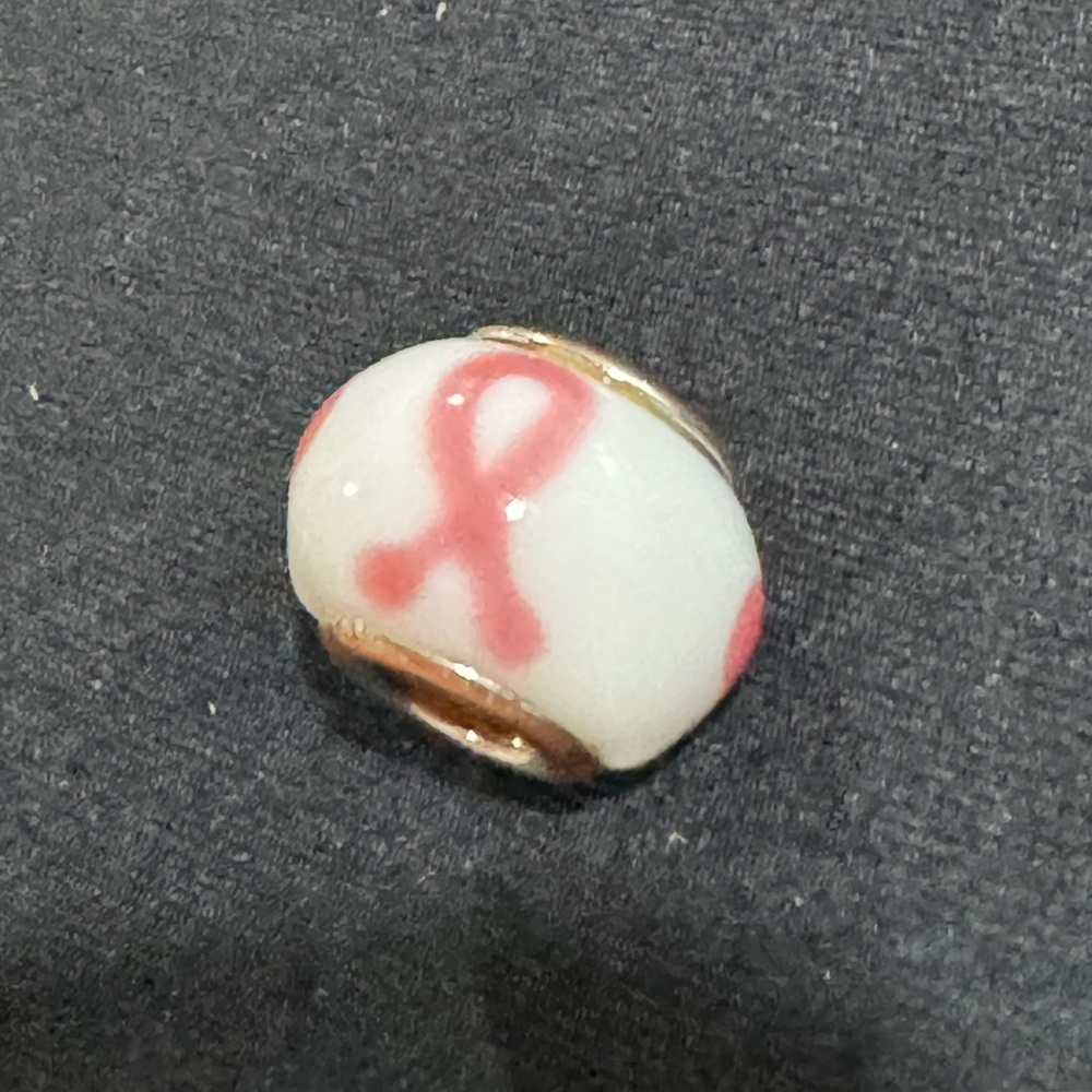 Breast cancer awareness charm